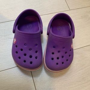 Crocs size 4-5 baby slippers